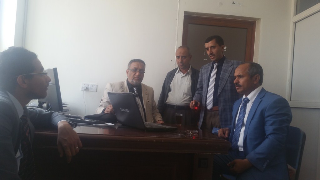 زيارة رئيس الجامعة كليات الجامعة