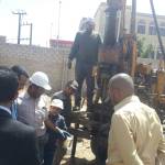 زياره ميدانية لطلاب قسم الهندسة المدنية احد مواقع حفر ودراسة التربة