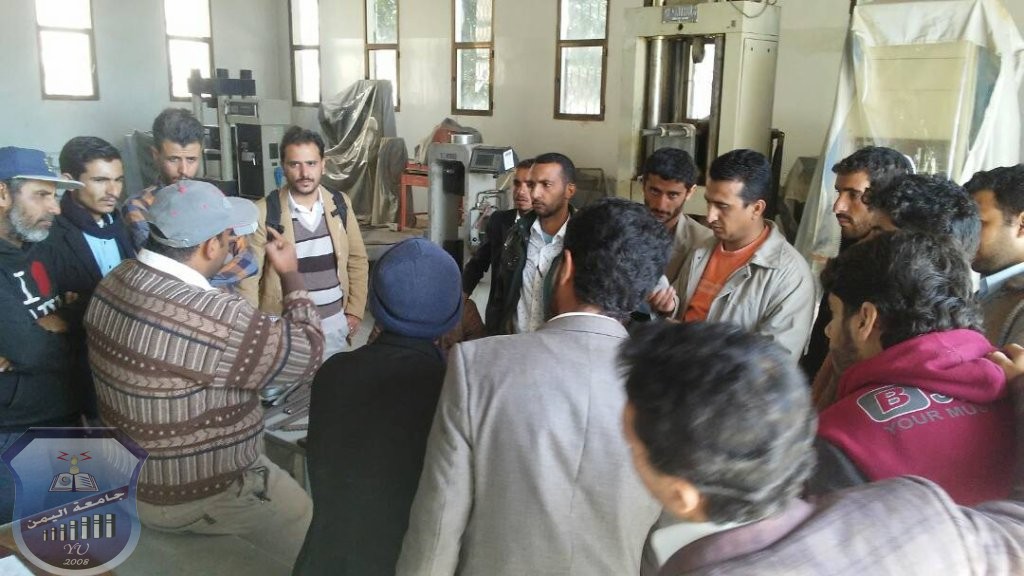 استمرار اعمال التدريب لطلاب قسم الهندسة المدني بمختبرات وزارة الاشغال العامة والطرق