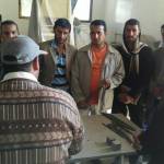 استمرار اعمال التدريب لطلاب قسم الهندسة المدني بمختبرات وزارة الاشغال العامة والطرق