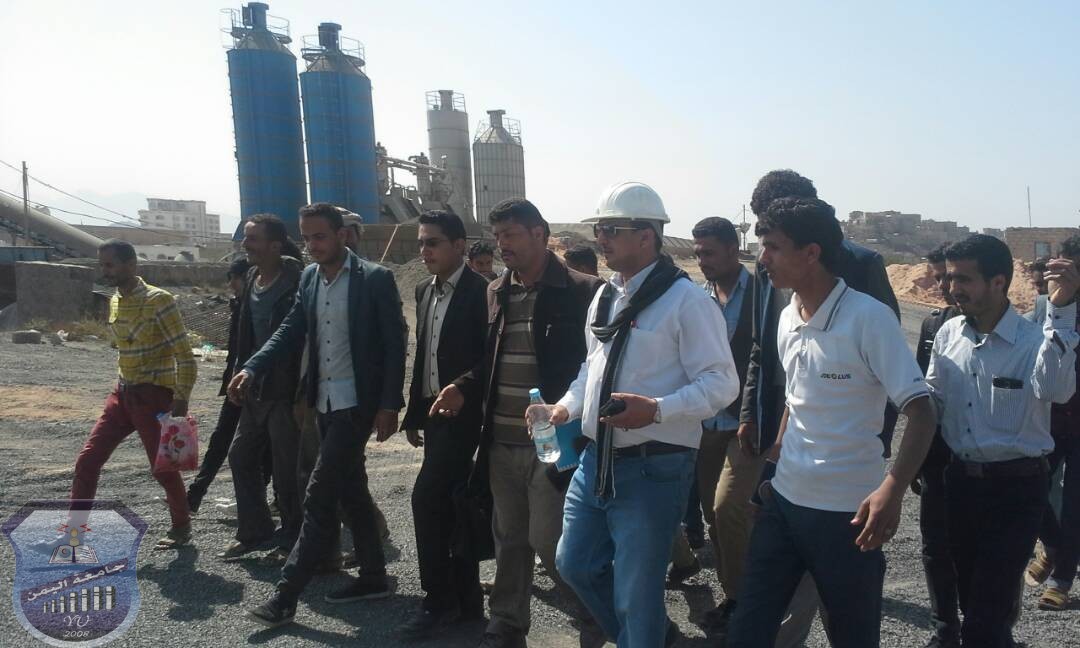 طلاب قسم الهندسة المدني  يقومون بزيارة عدد من المواقع الجيوهندسية حول صنعاء