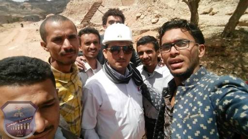 طلاب قسم الهندسة المدني  يقومون بزيارة عدد من المواقع الجيوهندسية حول صنعاء