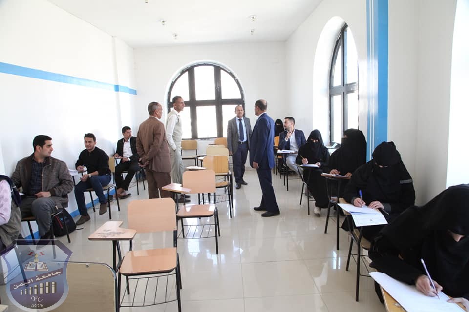 #رئيس_الجامعة يدشن_أمتحانات الفصل الدراسي الاول من العام الجامعي ٢٠٢١/٢٠٢٠م