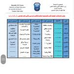 الجداول الامتحانية النهائية للفصل الدراسي الثاني من العام 2021/2020م لكلية الهندسة وعلوم الحاسوب